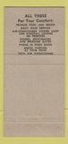 Matchbook Cover - DeVille Motel Miami Beach FL 30 Strike