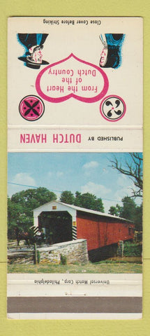 Matchbook Cover - Dutch HAVen Soudersburg PA 30 Strike