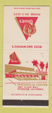 Matchbook Cover - Dunes Magnolia Center Riverside CA 30 Strike