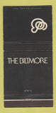 Matchbook Cover - The Biltmore Hotel Los Angeles CA 30 Strike