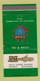 Matchbook Cover - Monaghan Knights of Columbus Detroit MI WEAR 30 Strike