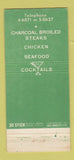 Matchbook Cover - Towne House Bakersfield CA WORN 30 Stick
