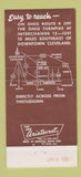 Matchbook Cover - Turfside Motel Cleveland OH 30 Strike
