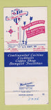 Matchbook Cover - Manor House Stockton CA 30 Strike
