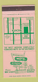 Matchbook Cover - Branding Iron Motel Restaurant Wichita KS 30 Strike