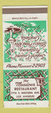 Matchbook Cover - Meadows Restaurant Los Angeles CA 30 Strike