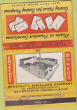 Matchbook Cover - Specialty Envelopes Cincinnati OH WEAR 40 Strike