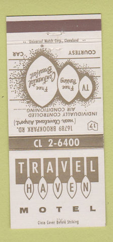 Matchbook Cover - Travel Haven Motel Cleveland OH 30 Strike