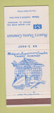 Matchbook Cover - Maritz Travel Agency Detroit MI 30 Strike