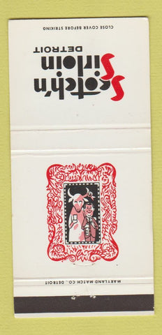 Matchbook Cover - Scotch n Sirloin Detroit MI restaurant 30 Strike