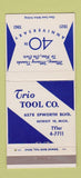 Matchbook Cover - Trio Tool Company 1961 Detroit MI 30 Strike