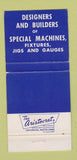 Matchbook Cover - Trio Tool Company 1961 Detroit MI 30 Strike