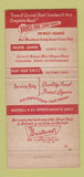 Matchbook Cover - Brass Rail Chop House Detroit MI 30 Strike
