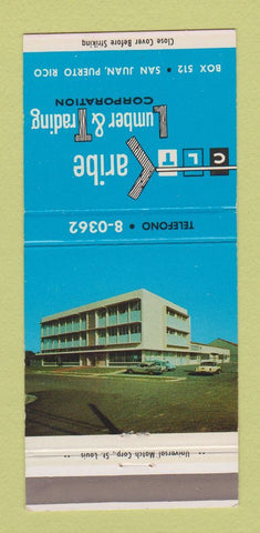 Matchbook Cover - Caribe Lumber & Trading San Juan Puerto Rico 30 Strike