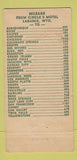 Matchbook Cover - Circle S Motel Laramie WY 30 Strike
