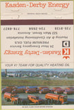 Matchbook Cover - Kasden Derby Energy Ansonia CT schedlue 40 Strike