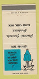 Matchbook Cover - Precast Concrete Products Battle Creek MI 30 Strike
