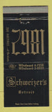 Matchbook Cover - Schweizer's Detroit MI restaurant  30 Strike