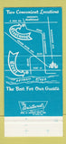 Matchbook Cover - Crestwood Motel Detroit MI SAMPLE 30 Strike