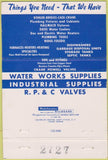Matchbook Cover - Nicholas Supply Co Jackson MS 40 Strike