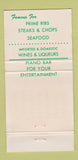 Matchbook Cover - Danny's Gin Mill Chop House Detroit MI 30 Strike