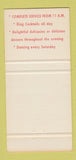 Matchbook Cover - Luccioni's Italian Restaurant Cleveland OH 30 Strike