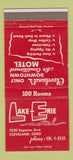 Matchbook Cover - Lake Erie Motel Cleveland OH 30 Strike