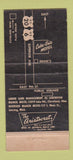 Matchbook Cover - Lake Erie Motel Cleveland OH 30 Strike