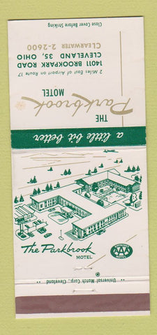 Matchbook Cover - Parkbrook Motel Cleveland OH 30 Strike