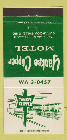Matchbook Cover - Yankee Clipper Motel Cuyahoga Falls OH 30 Strike