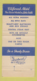 Matchbook Cover - Clifwood Motel Little Falls MN 30 Strike
