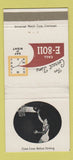 Matchbook Cover - Fort Wayne National Bank IN Basketball 30 Strike