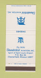 Matchbook Cover - Thunderbird Aviation Chesterfield MO 30 Strike