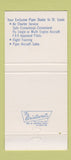 Matchbook Cover - Thunderbird Aviation Chesterfield MO 30 Strike