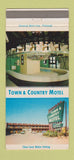 Matchbook Cover - Town and Country Motel Monroeville PA 30 Strike