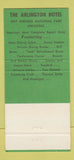 Matchbook Cover - Arlington Hotel Hot Springs National Park AR 30 Strike