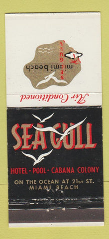 Matchbook Cover - Sea Gull Hotel Miami Beach FL 30 Strike