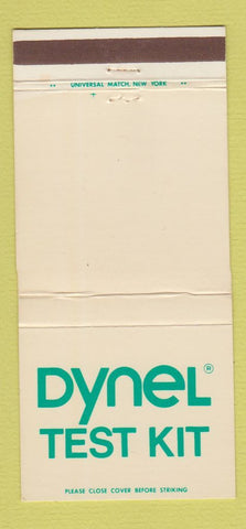 Matchbook Cover - Dynel Test Kit Modacrylic 30 Strike