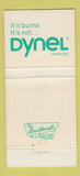 Matchbook Cover - Dynel Test Kit Modacrylic 30 Strike