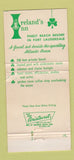 Matchbook Cover - Ireland's Inn Beach Resort Fort Lauderdale FL WEAR 30 Strike