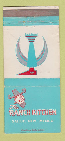 Matchbook Cover - Ranch Kitchen Gallup NM WORN 30 Strike