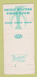 Matchbook Cover - Ranch Kitchen Gallup NM WORN 30 Strike