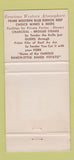 Matchbook Cover - Tom Sarris Steak House Arlington VA WEAR 30 Strike