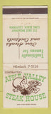 Matchbook Cover - Apple Valley Steak House Long Beach CA WEAR 30 Strike