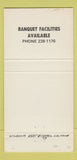 Matchbook Cover - Wilson's Restaurant Paso Robles CA WEAR 30 Strike