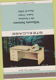 Matchbook Cover - Steelcase office furniture Eugene OR blue 40 Strike