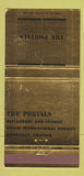 Matchbook Cover - The Portals Restaurant Dulles Airport Chantilly VA 30 Strike