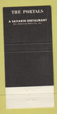 Matchbook Cover - The Portals Restaurant Dulles Airport Chantilly VA 30 Strike