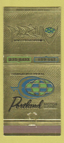 Matchbook Cover - Cosmopolitan Airtel Portland OR hotel 30 Strike