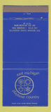Matchbook Cover - East Michigan Playtime Country Bay City MI 30 Strike